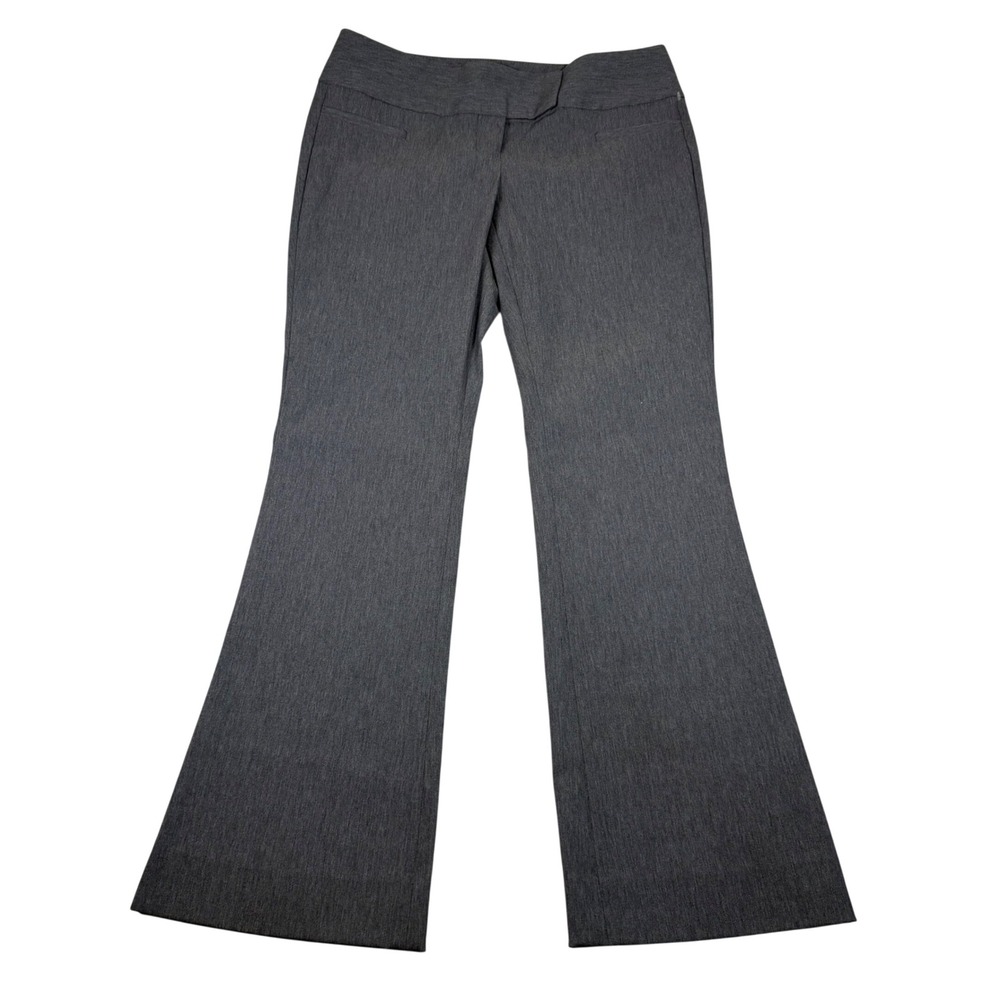 The Limited Exact Stretch Bootcut Dress Pants Gray Heather Women 4 Short